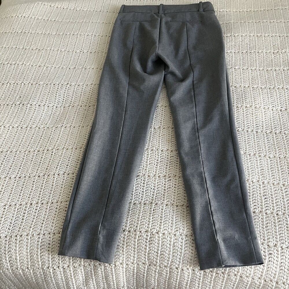 J. Crew Cameron Women's Trouser Dress Pants Four-Season Stretch in Gray Size 4T - Picture 8 of 8